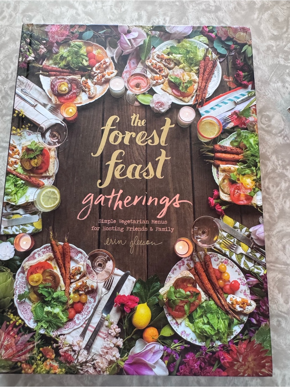 The Forest Feast Gatherings Cookbook – Colorful Floral Cover